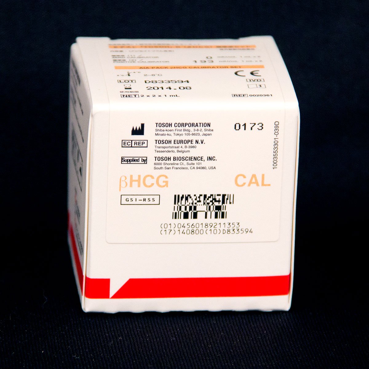 Tosoh BHCG Calibrator Set