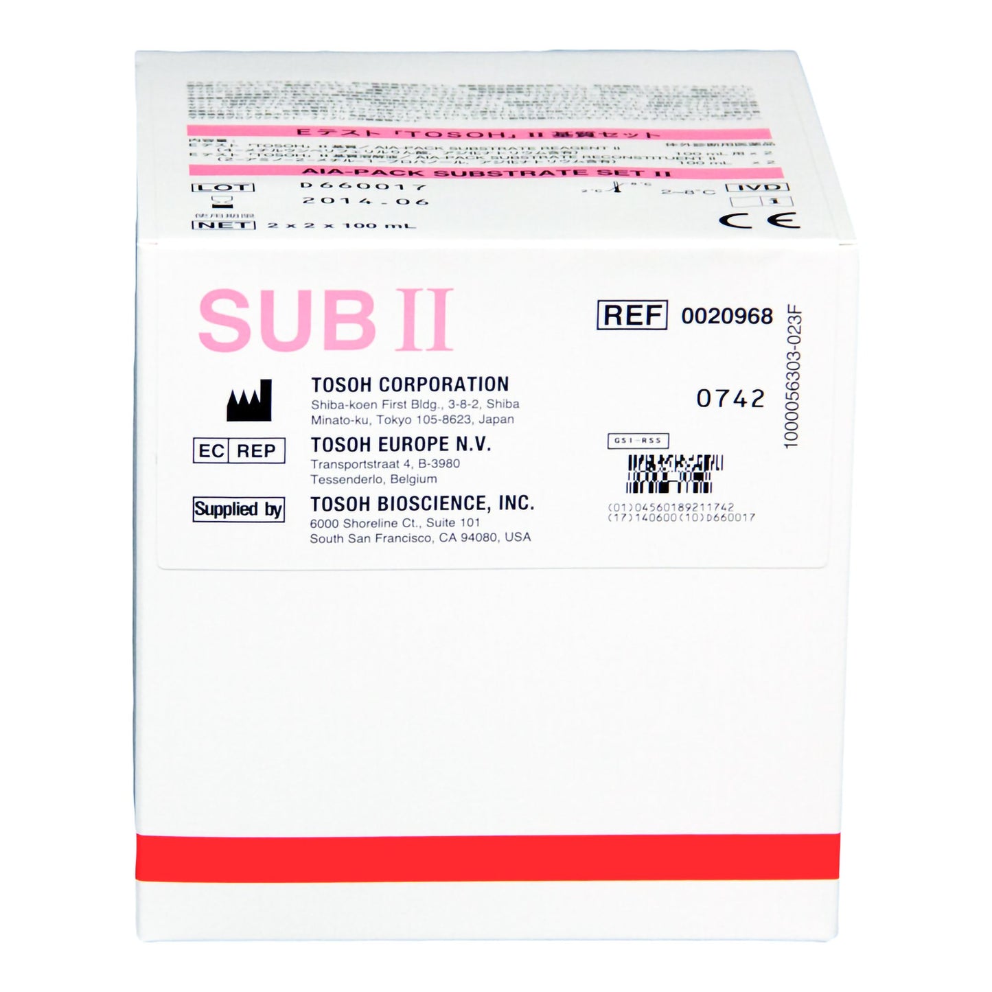 Tosoh Substrate Set II