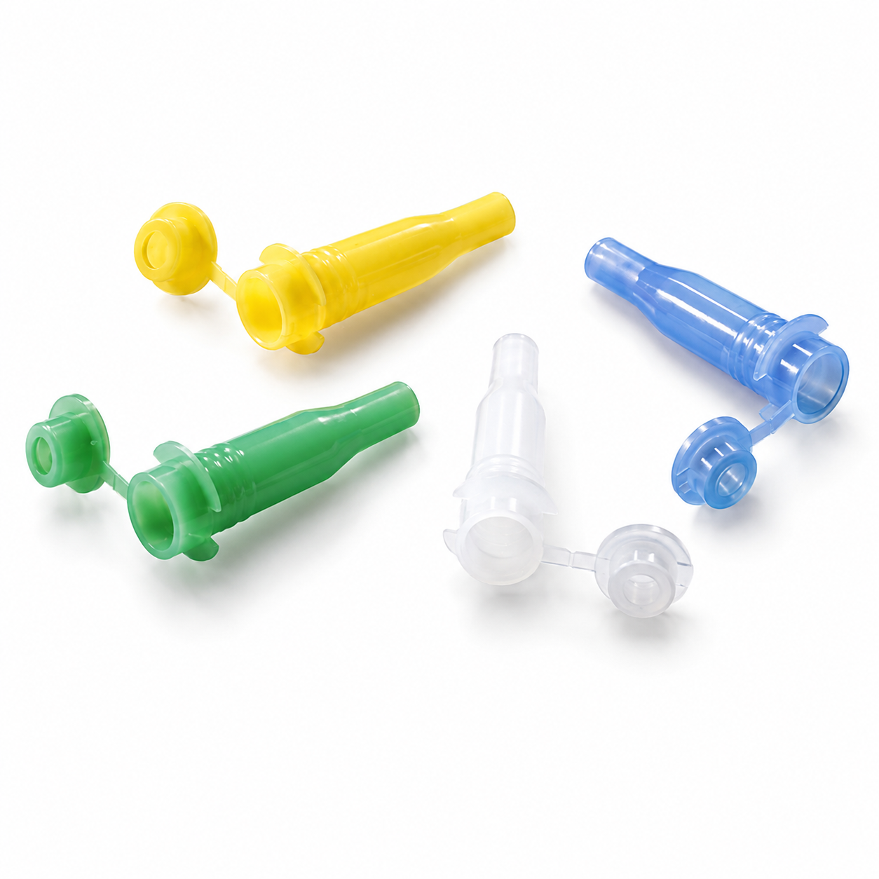 Horiba ABX Sample Cups – Pentra 400 / C400 – Blue / Green / White / Yellow (1000 per Bag)
