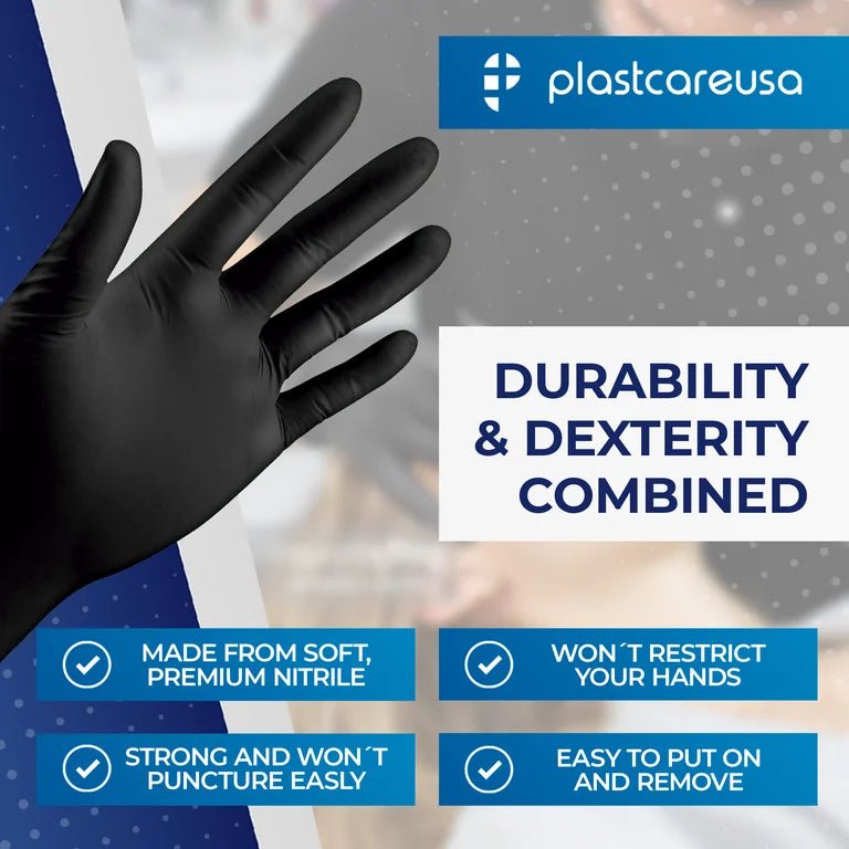 Black Nitrile Gloves - SWAT - Transperify