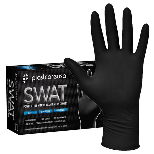 Black Nitrile Gloves - SWAT - Transperify