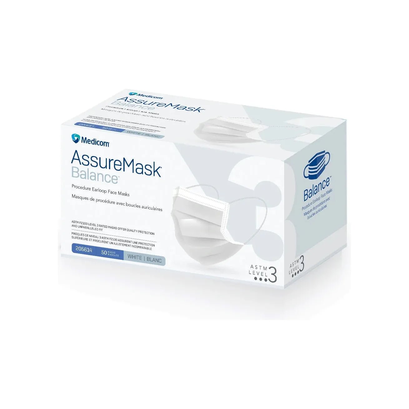 Level 3 Surgical Masks - AssureMask Balance - Transperify