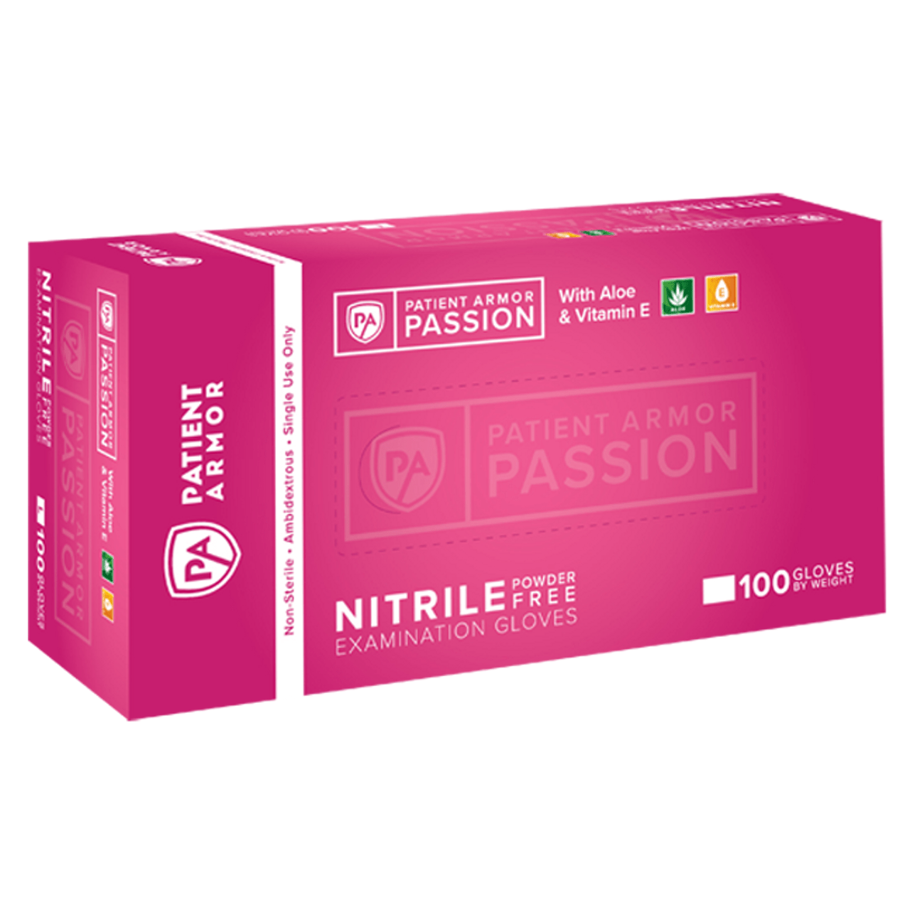 Pink Nitrile Gloves - Patient Armor - Transperify
