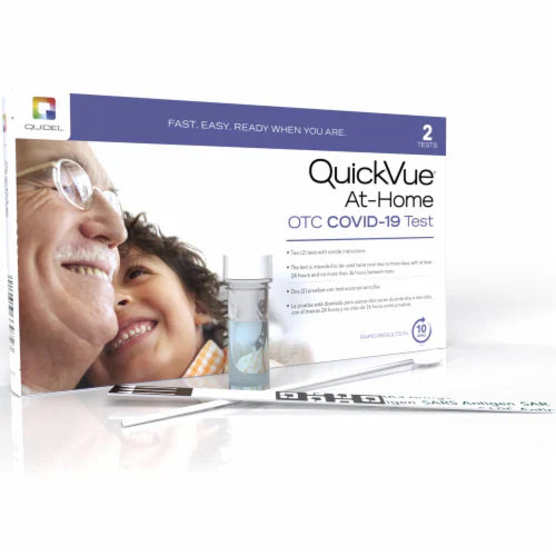 Respiratory Test Kit QuickVue® At-Home OTC COVID-19 Test 25 Tests CLIA Waived