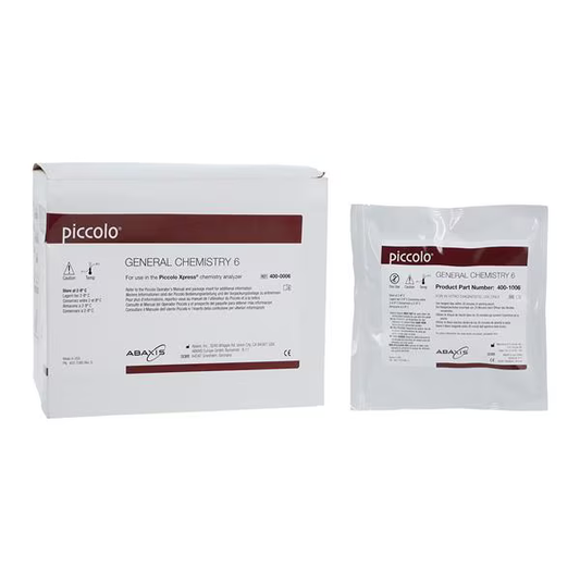 Abbott Piccolo General Chemistry 6 Panel — 10 Discs (Cat. No. 07P0201)