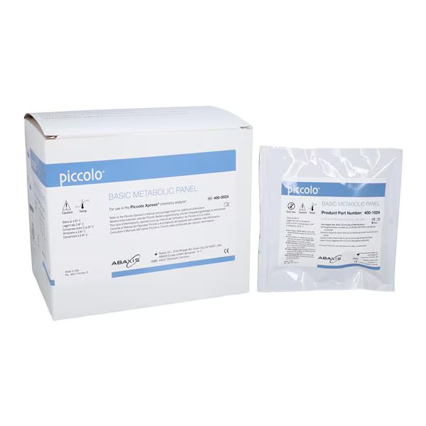 Abbott Piccolo Basic Metabolic Panel — 10 Discs (Cat. No. 07P0204)