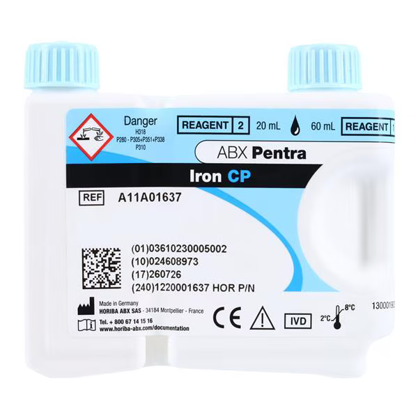 Horiba ABX Pentra Iron CP Reagent – ~327 Tests – Pentra 400 / C400 (P/N 1220001637)