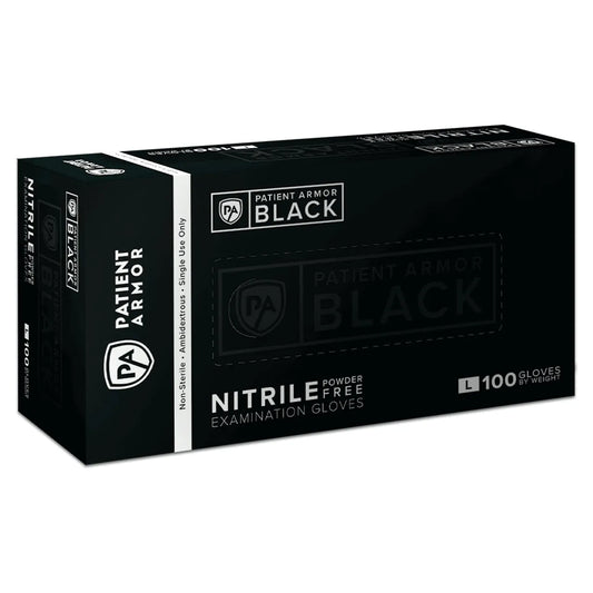 Black Nitrile Gloves - Patient Armor