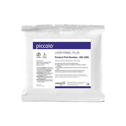 Abbott Piccolo Liver Panel Plus — 10 Discs (Cat. No. 07P0210)