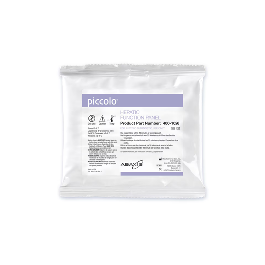 Abbott Piccolo Hepatic Function Panel — 10 Discs (Cat. No. 07P0206)