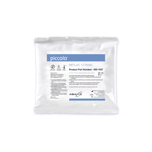 Abbott Piccolo MetLac 12 Panel — 10 Discs (Cat. No. 07P0216)