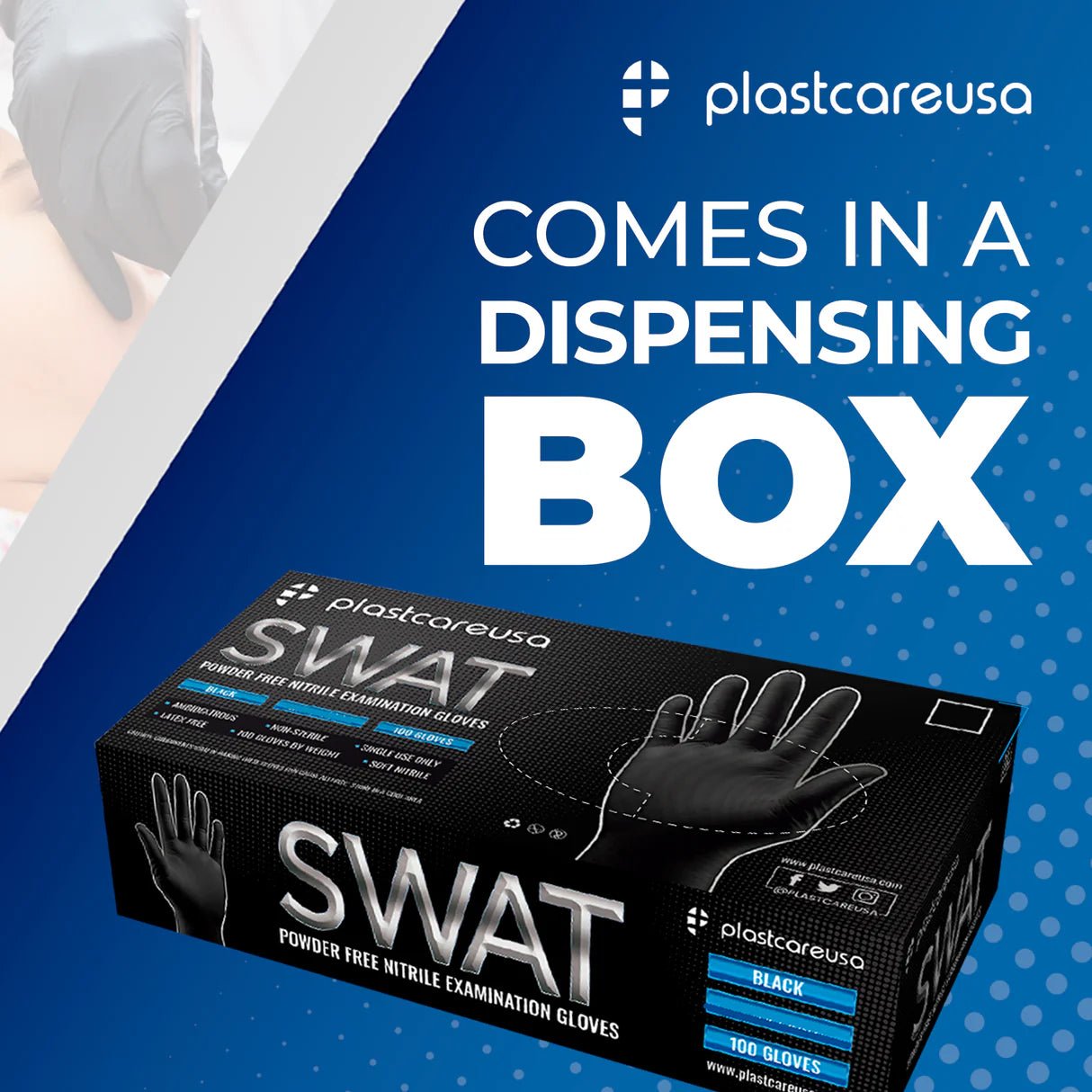 Black Nitrile Gloves - SWAT - Transperify