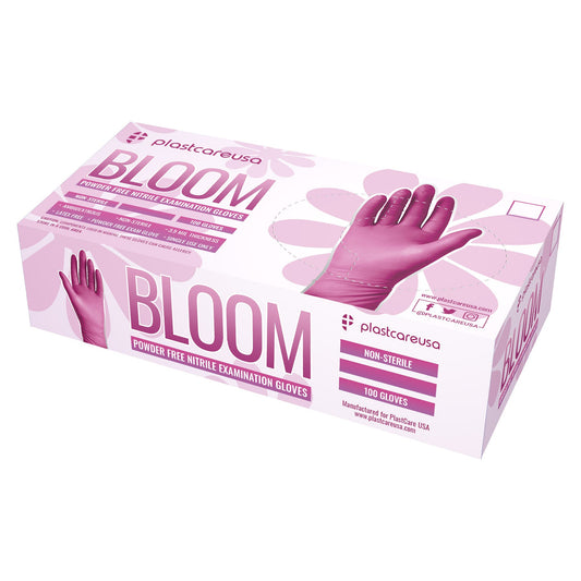 Pink Nitrile Gloves - BLOOM - Transperify