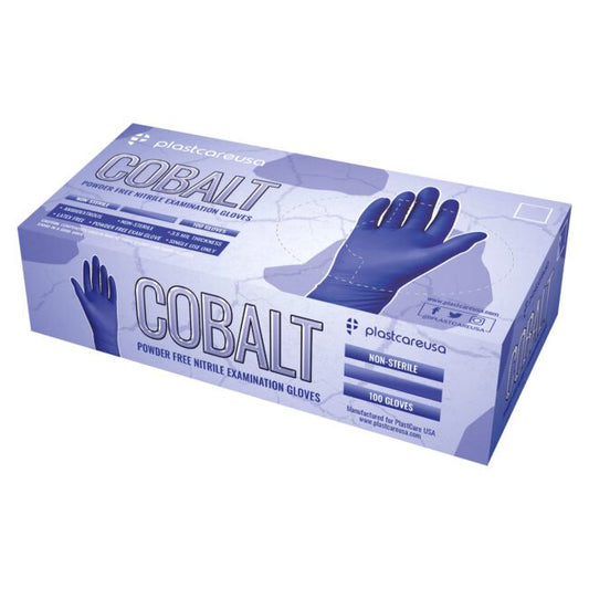 Standard Blue Nitrile Gloves - COBALT - Transperify